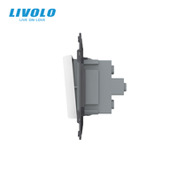 Livolo – Contrôleur mural mécanique double lumière et ventilateur, type US, haute durabilité, pour systèmes de ventilation de ventilateurs de plafond commerciaux et hôteliers