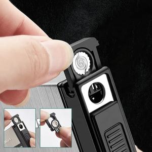 Boîte à cigares coupe-vent, 20 pièces, prix d'usine chinois, étui à cigarettes électrique avec briquet, vente en gros - Product Image 6