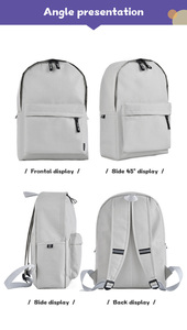 กระเป๋าผ้าอ๊อกซ์ฟอร์ด 51 สี ปรับแต่งได้ ทนทานต่อการสึกหรอ พร้อมแถบสะท้อนแสงเพื่อความปลอดภัยยามค่ำคืน - Product Image 4