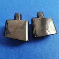 2 Zoll Einlass Schwarz Titanbeschichteter Flacher Ovaler Edelstahl-Auspuff-Endrohr für Auto-Modifikation Upgrade