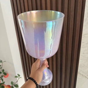 Cáliz de Cristal Cósmico Púrpura de 6 Pulgadas con Cristal 99.99% Puro para Yoga y Meditación Curativa - Product Image 3
