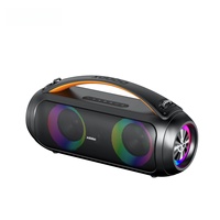 XDOBO Vibe Plus II, enceinte portable avec poignée, pour extérieur, étanche IPX5, subwoofer 100W avec LED RGB, alimentation par batterie