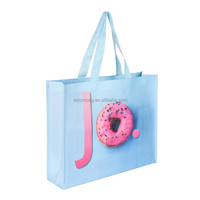 Sac de courses promotionnel personnalisé de haute qualité en PP non tissé laminé recyclé, réutilisable, écologique, avec logo imprimé, à bandoulière