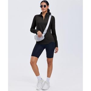 Camiseta Deportiva de Manga Larga con Cierre de Cremallera para Mujer FOXA, Elástica, UPF 50+, para Yoga y Running, Transpirable y de Secado Rápido - Product Image 3