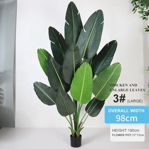 Plantas artificiales para decoración <span class=keywords><strong>del</strong></span> hogar, árbol de bonsái, macetas de plástico para jardín, paisajismo, plantas falsas modernas, Palma de interior - Product Image 4