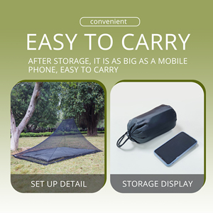 Siêu nhẹ phòng ngủ di động có thể tháo rời màn chống muỗi cắm trại ngoài trời và du lịch dã ngoại thuốc chống côn trùng thuận tiện nghỉ ngơi trên bàn chân - Product Image 3