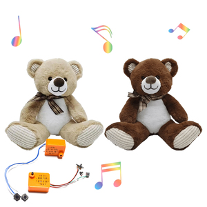 Orsacchiotto di <span class=keywords><strong>Peluche</strong></span> Personalizzabile con Suoni e Tasca per Registrazioni Personali, 15 Pollici - Product Image 3
