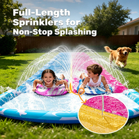 Toboggan aquatique gonflable en PVC, toboggan aquatique de jardin, jeu aquatique, jouet de compétition