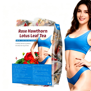 Mixed Flavored Health Tea in Individually Packaged Sachets Bulk Loose Tea with Healthy <b>Rose</b> Hawthorn & Lotus Leaf - Product Image 1