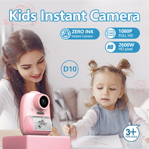 Caméra à selfie pour enfants à double objectif Impression instantanée sans fil Enregistreur vidéo numérique portable Capteur d'imagerie CMOS Filtre sans encre - Product Image 3