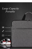 Housse d'ordinateur portable en polyester durable avec logo personnalisé, 13, 14, 15,6, 17 pouces, sac à bandoulière pour ordinateur portable, sac messager pour ordinateur portable