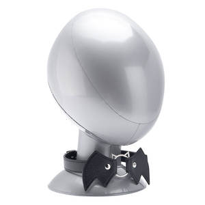 Punk gotische vleermuisvleugels vampier lederen halsband bondage Halloween kerst choker ketting - Product Image 1