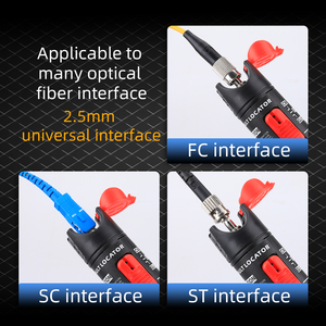 Lampu merah serat optik, peralatan tes serat pena uji kabel VFL 30 km 5mw/ <span class=keywords><strong>10</strong></span> mw/ 15MW/ 20mw/ 30MW / 50mw - Product Image 4