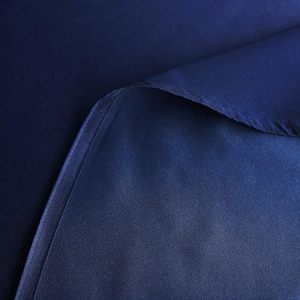 Polyester Woven Fabric Navy Blue Wrinkle Free Durable Elegant Waterproof Customizable Machine Washable Various Colors Tablecloth - Product Image 2