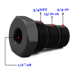 Konektor adaptor penyaring oli baru konektor suku cadang modifikasi mobil sambungan adaptor penyaring bahan bakar tiga-dalam-satu - Product Image 6