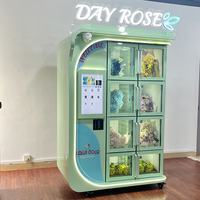 Distributeur automatique de fleurs fraîches en libre-service 24h/24, distributeur automatique de bouquets intelligents