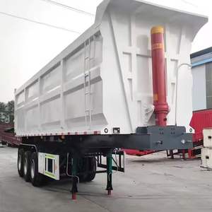 Semirremolque Volquete Trasero de Tres Ejes de Servicio Pesado, Neumáticos 12R22.5, Capacidad de 20001-25000 kg, 9500x2500x3500 mm, para Arena, Piedra, Carbón y Agregados - Product Image 1