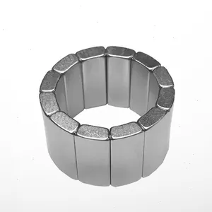 Neodymium Super Strong Rare Earth Curved Magnet N52 Segment Suppliers,N52 Supply Golden Supplier Curved Neodymium Magnet