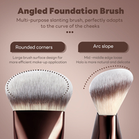 Pinceau de maquillage individuel personnalisé de haute qualité Maange, pinceau pour fond de teint, correcteur, outils de maquillage, pinceaux de maquillage professionnels pour le visage