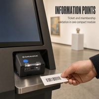 Module de scanner de codes-barres pour tourniquet haute vitesse, imageur 1280 x 800 avec capture 60 images par seconde et tolérance de mouvement de 600 mm/s pour portails