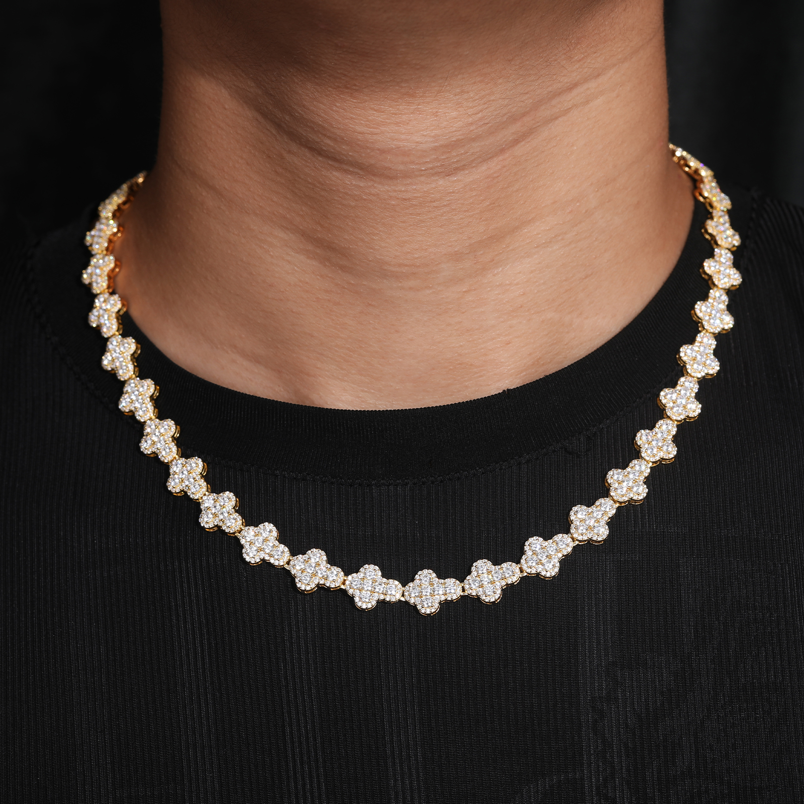 Crazy Hip Hop Jewelry Rappers Bling - 925 Sterling Silver