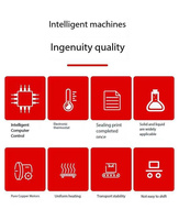 Machine à sceller les sachets de thé et de snacks, scelleuse horizontale à bande continue FR-900, scelleuse thermique en acier inoxydable avec marquage de date