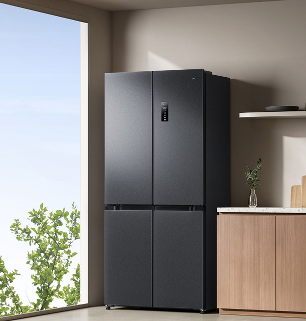 B2B Bulk New Mijia Pro Cross 513L Frost-Free Electric Portable Refrigerator BCD-513WTMSA Smart Fridge Stainless Steel Hotel Use