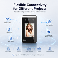 SDK Gratuito, Máquina de Control de Asistencia con Reconocimiento Facial Biométrico en la Nube, 4G SIM, Control de Acceso con Reconocimiento Facial y Algoritmo de IA Dinámico