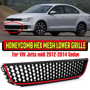 Rejillas Delanteras Inferiores de Panal Hexagonal para Coche mk6, Rejillas de Carreras para VOLKSWAGEN VW Jetta mk6 2012-2014 Sedán - Product Image 1