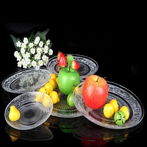<span class=keywords><strong>Assiette</strong></span> à gâteau en verre pressé <span class=keywords><strong>chic</strong></span> vintage - Product Image 2