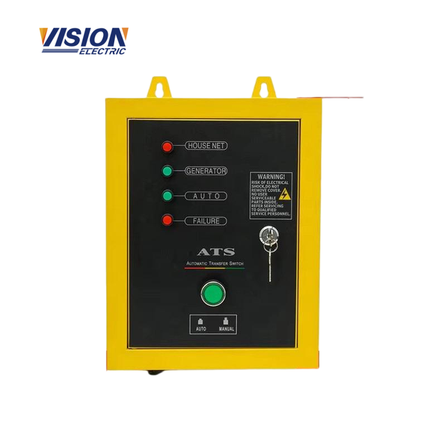Automatic Transfer ATS Generator Control Switch Electrical Controller with Panel Box 63A