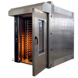 <span class=keywords><strong>Four</strong></span> à sole rotatif industriel en acier inoxydable, alimenté électriquement, pour la production de boulangerie à grande échelle - Product Image 3