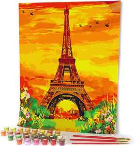 Pintura por Números para Adultos - Kit de Pintura por Números con Lienzo Enrollado - Pintura por Números DIY - Pintura al Óleo Acrílica DIY - Product Image 1