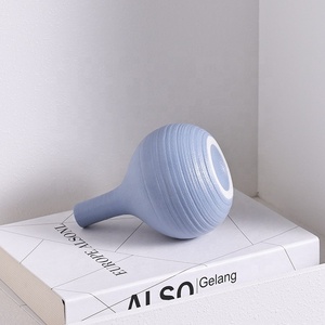 Vase en céramique irrégulier de style japonais personnalisable pour salon, <span class=keywords><strong>chambre</strong></span> à coucher, décoration moderne et simple - Product Image 4