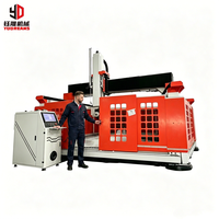 Máquina CNC de 5 Ejes para Tallado de Espuma, Escultura, Corte de Espuma, Fresado de Moldes de Madera 3D 4D 5D