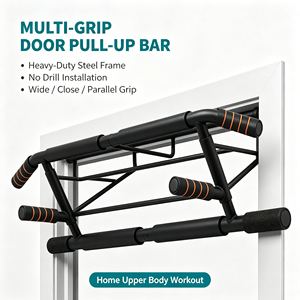 <span class=keywords><strong>Barra</strong></span> de dominadas multiagarre para montaje en pared o <span class=keywords><strong>puerta</strong></span>, para adultos, equipo de fitness - Product Image 5