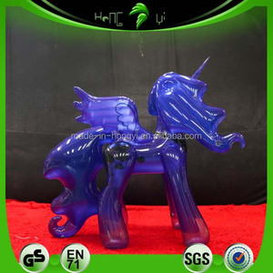 Adorable Pony Inflable de Hongyi, Juguete Inflable Transparente de Color Morado, Animal Inflable Personalizado <span class=keywords><strong>Luna</strong></span> - Product Image 4