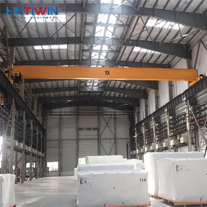 Grúa <span class=keywords><strong>Puente</strong></span> Monoviga de 5 Toneladas y 7.5 <span class=keywords><strong>Metros</strong></span> con Caja de Cambios, Precio de Fábrica en China, HNTIWIN - Product Image 2