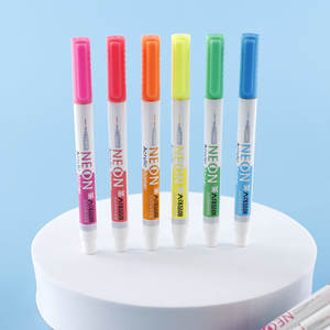 Nuevos Marcadores de Pintura Acrílica a Base de Agua de 12 Colores, Punta Mediana, para Vidrio, Piedra y Bolsas - Product Image 6