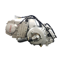 Ensemble moteur de moto tout-terrain SHS 125cc 4 temps, nouvelle version, double embrayage automatique, CDI, refroidissement par air, démarrage électrique/à manivelle, 18,5 kg