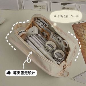 Fabric Girly Heart PU Leather Multi-Functional Pencil Case - Product Image 6
