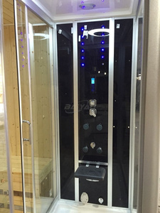 Fabricant de sauna Foshan Sauna personnel <span class=keywords><strong>Douche</strong></span> à vapeur Combiner Cabinet Sauna <span class=keywords><strong>Hammam</strong></span> Combo - Product Image 3