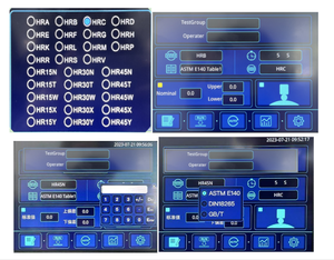 HST-HSR45T Touchscreen-Oberflächenhärteprüfer nach Rockwell mit elektrischer Belastungsverbindung und großer Datenprozessierung für das Labor - Product Image 3