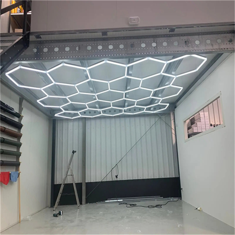 Customizable Hexagonal Led Lamp Light Led Ceiling Light Strips for Garage Room Work Light