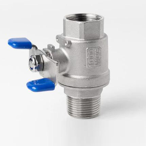 Poignée ovale à bille en acier inoxydable 316 à deux pièces pour usage industriel, filetage femelle NPT 2205 2507 3/4" 1" 2" 1000psi 2000psi - Product Image 3