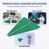 Antena UWB 1000 -5500Mhz Wideband Antena PCB Direksional Antena Log-periodik 4G dan 5G