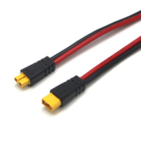 Adaptateur de connecteur mâle-femelle XT30 16AWG, câble d'extension solaire, câble de batterie RC