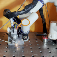 Robot de soudage au laser automatique en aluminium 3 en 1, bras de robot collaboratif, robot de soudage facile à programmer, économisez du temps
