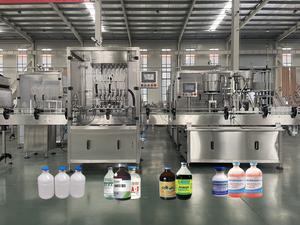 Machine de remplissage et de capsulage automatique multi-usages pour bouteilles alimentaires chimiques - Product Image 2