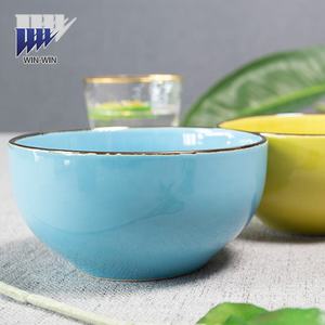 Bol en céramique de grès fait sur commande en gros de restaurant pour la couleur unie de Offre Spéciale - Product Image 6